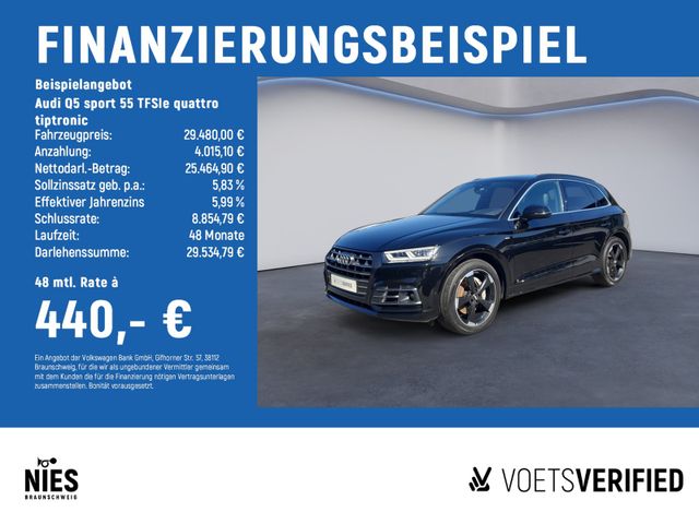 AUDI Q5 sport 55 TFSIe quattro tiptronic B&amp;O+AHK+HuD