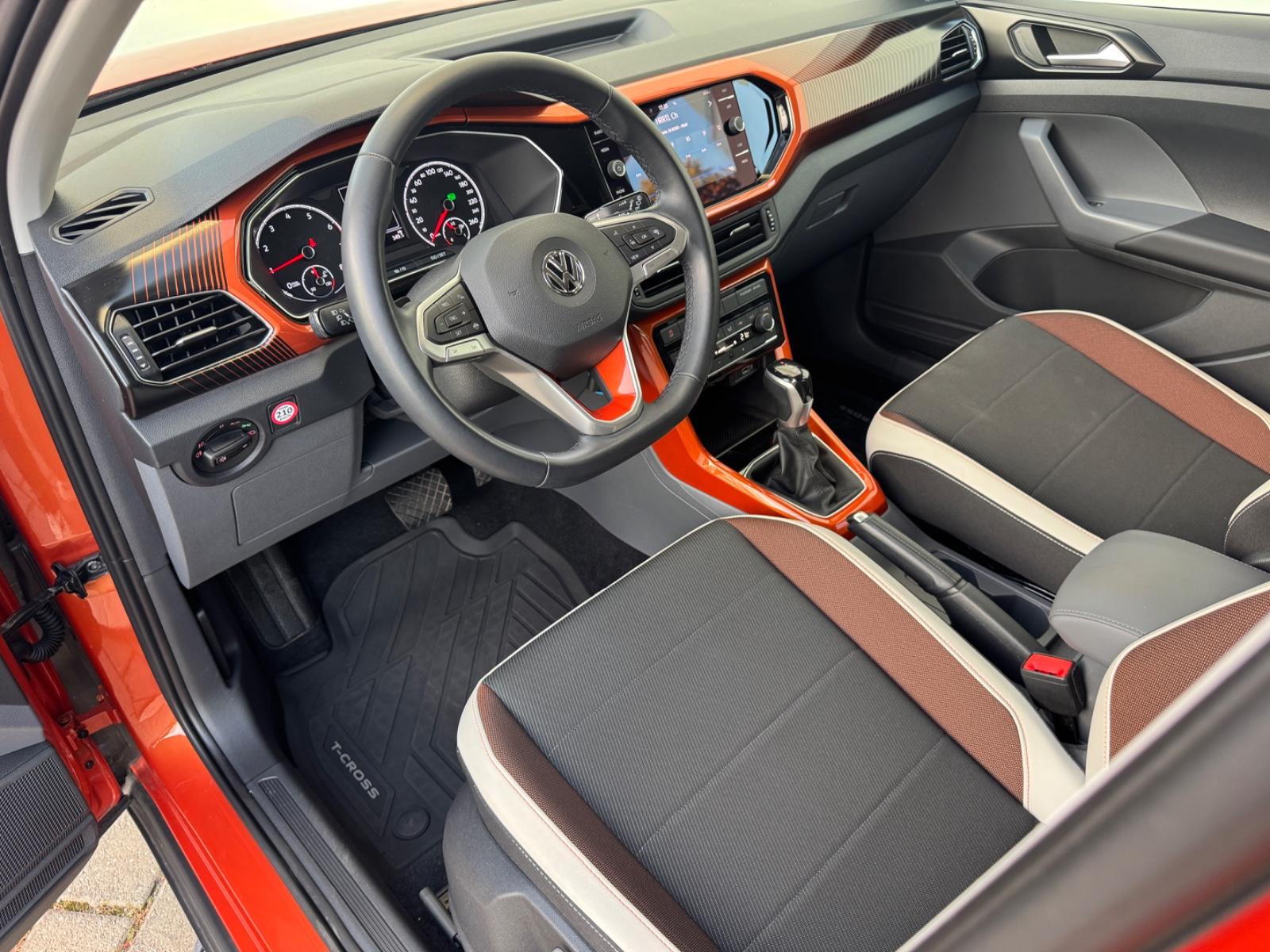 Volkswagen T-Cross 1.0 TSI"Style Orange-Design"Autom./Top !
