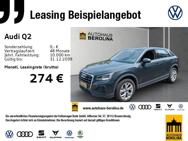 Audi Q2 30 TFSI *GRA*SHZ*LED*Virt.C*PDC*KLIMA*