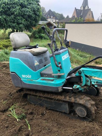 Kobelco SK 007 ** 2x Löffel / 1.421 Betr.Stunden **