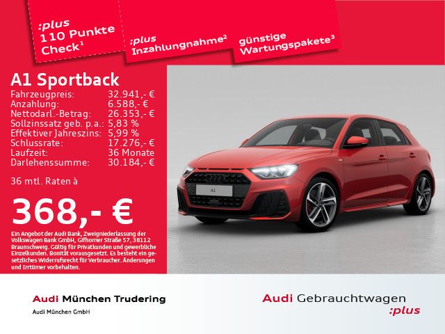 Audi A1 Sportback 40 TFSI S tronic S line Infotainmen