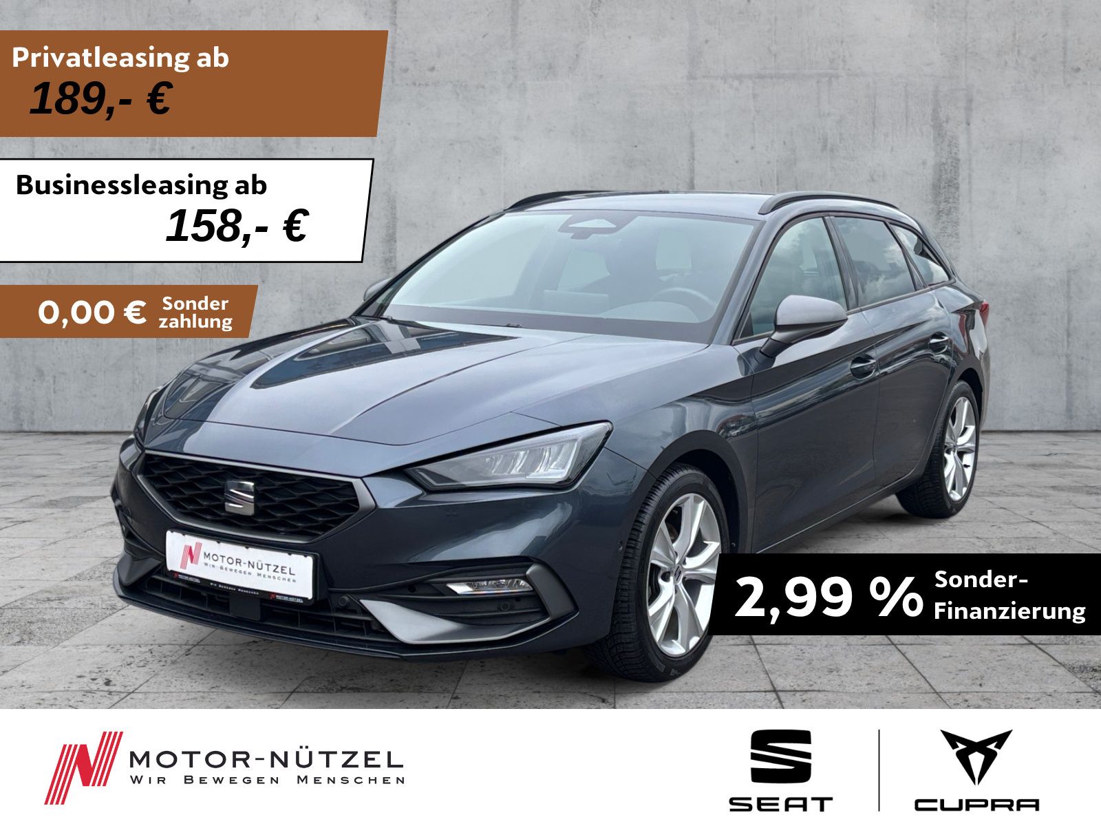 Seat Leon ST 1.5 eTSI DSG FR-LINE LED+NAV+APP+ACC+SHZ