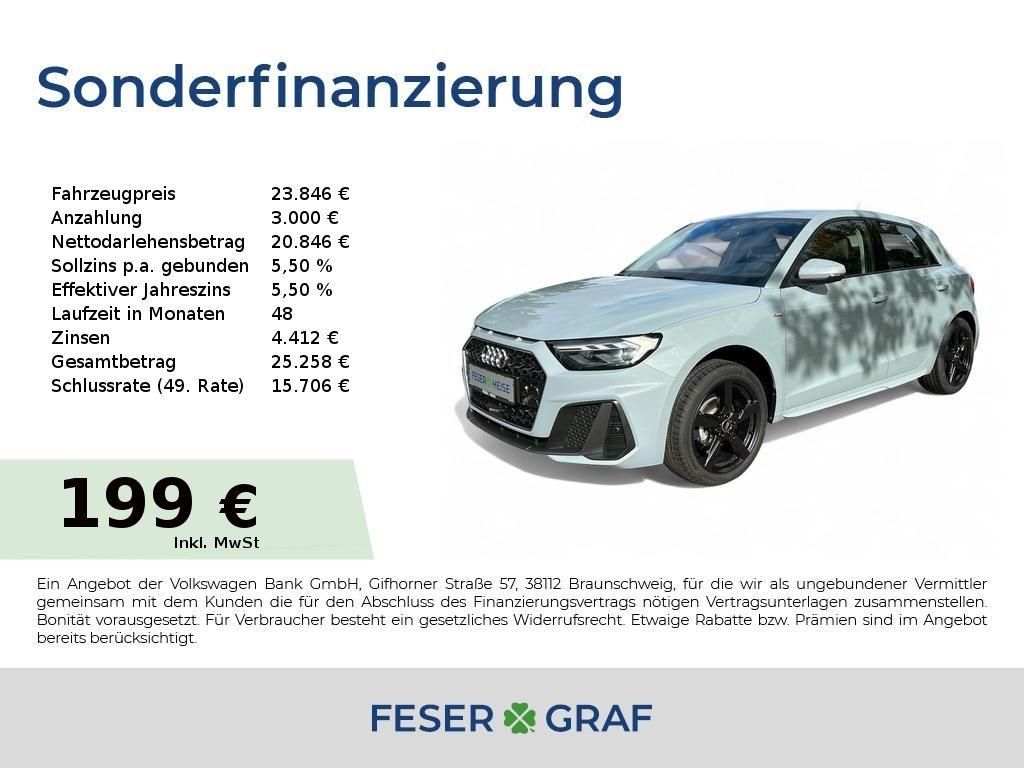 A1 Sportback S line 25% Sondernachlass