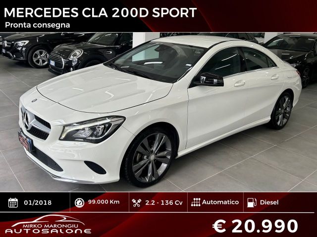 Mercedes-Benz Mercedes-benz CLA 200 d Sport FINANZIABILE