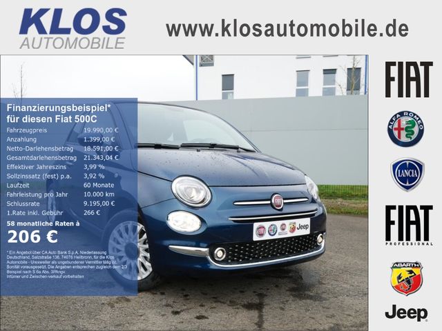 Fiat 500C 1.0 DOLCEVITA 70PS PDC APPLE CARPLAY KLIMAA