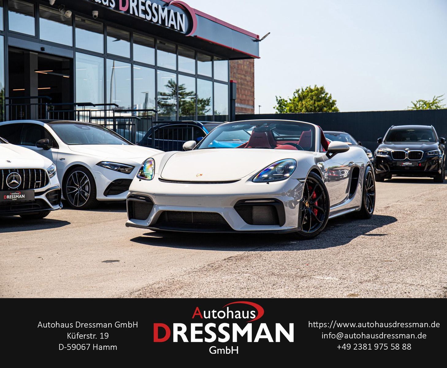 PORSCHE 718 Boxster Spyder CLASSIC SCHALENSITZE CHRONO