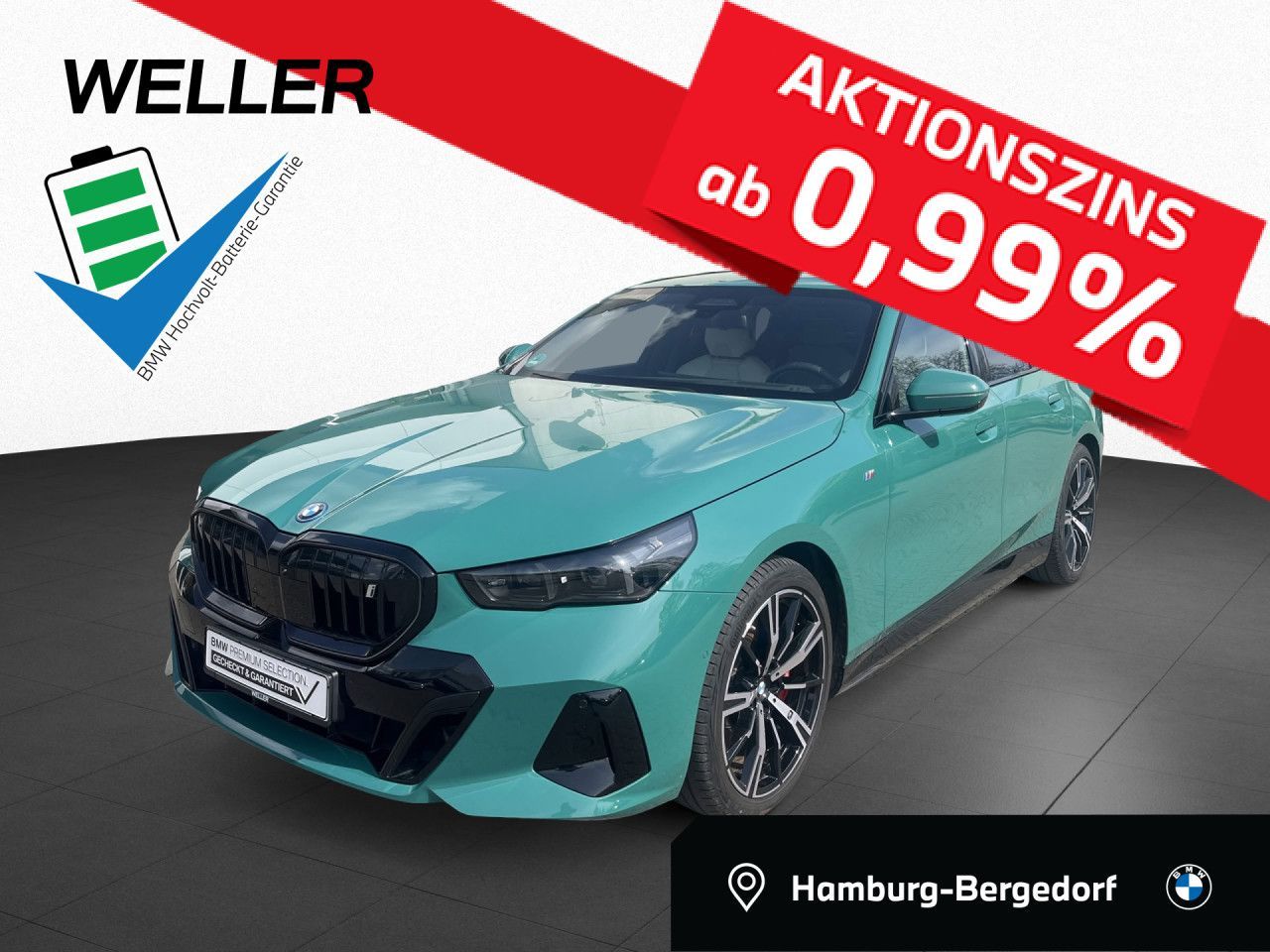 BMW i5 xDrive40 INDIVIDUAL M-SportPro Leas 499,-oA