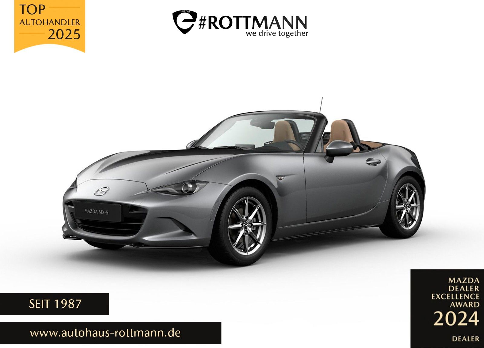Mazda MX-5 1.5 SKYACTIV-G 132 KAZARI Leder-B ACAA