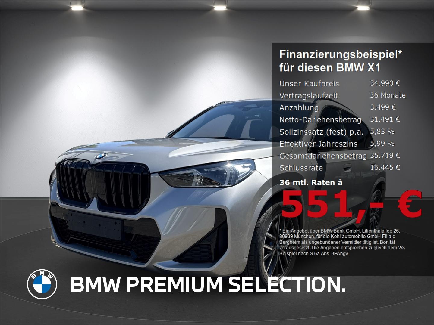 BMW X1 xDrive 23d M Sport Anhängerkupplung Panorama 