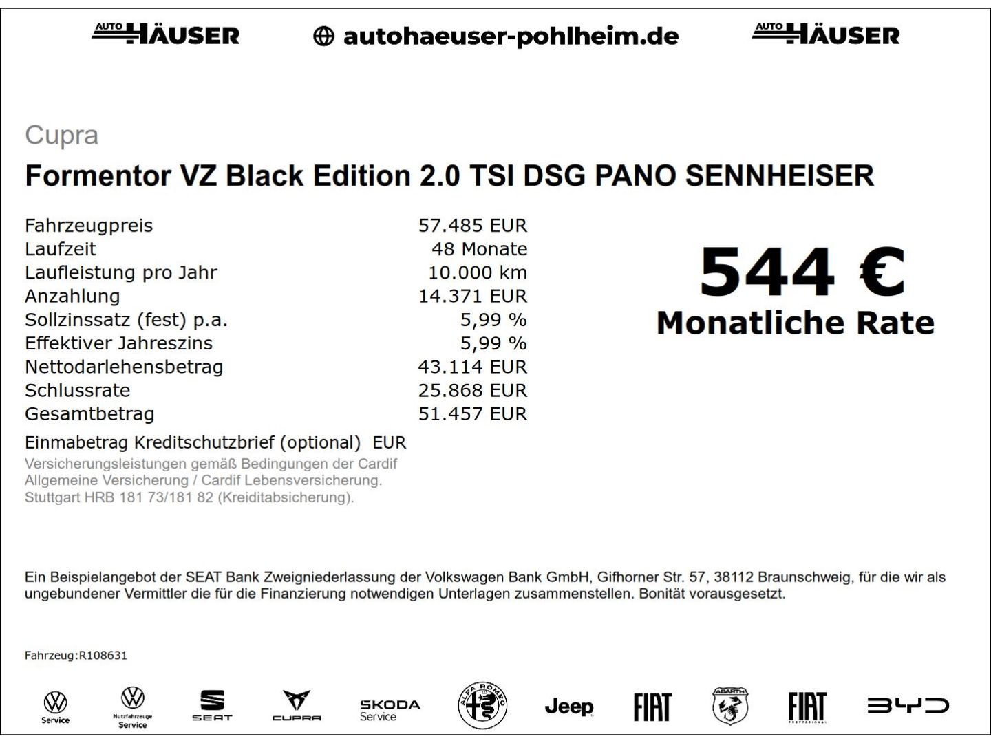 Cupra Formentor VZ Black Edition 2.0 TSI DSG PANO SENN imagem 2