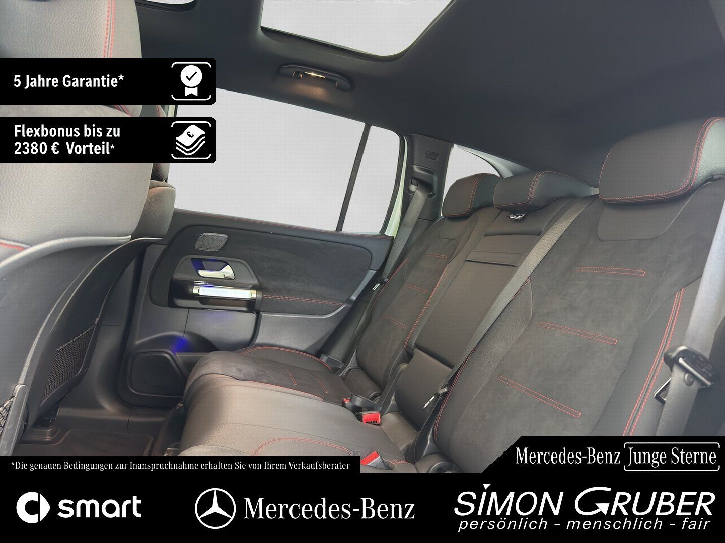 Fahrzeugabbildung Mercedes-Benz EQB 300 4M AMG Pano Fahrassist 7Sitze Mod 2026