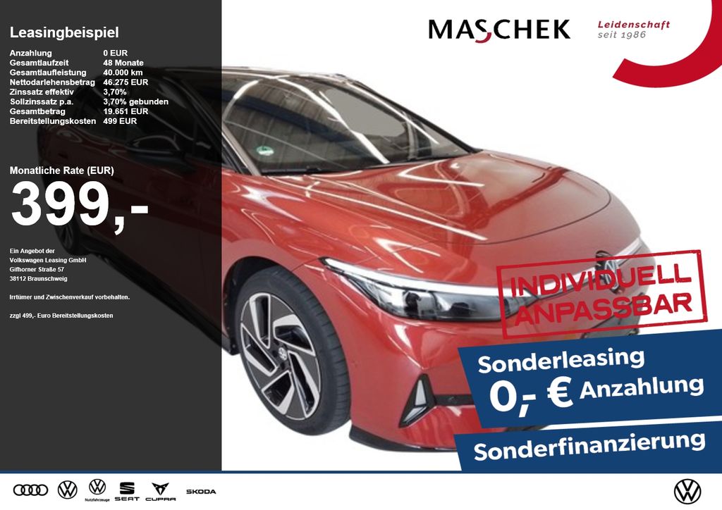 Volkswagen ID.7 GTX Sonderleasing! AHK Panorama Wärmepumpe