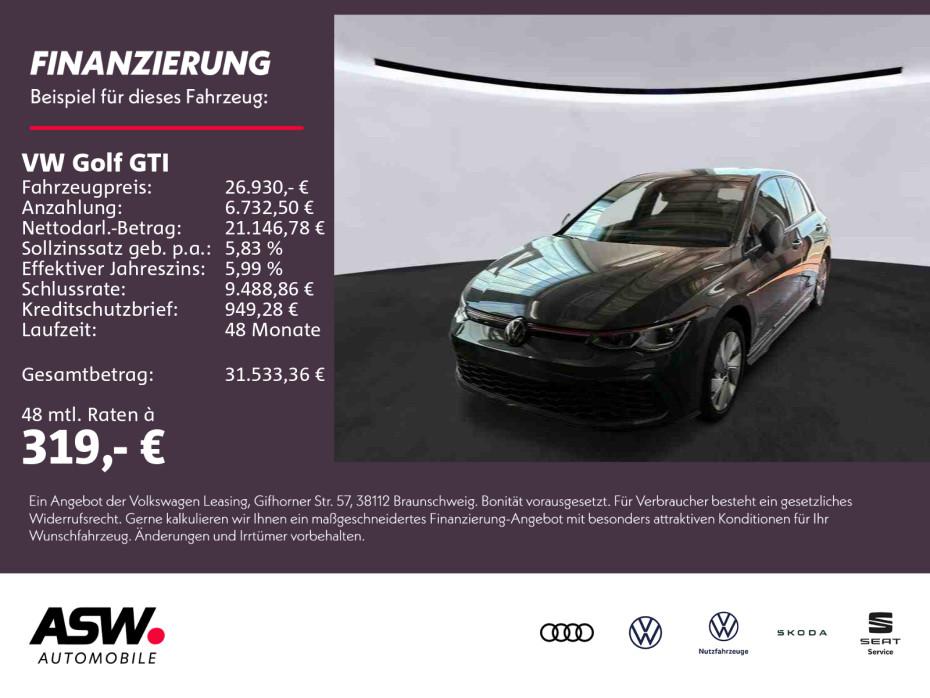 Volkswagen Golf GTI 20TSI  LED Navi PANO HK HUD STDHZ ACC 2023