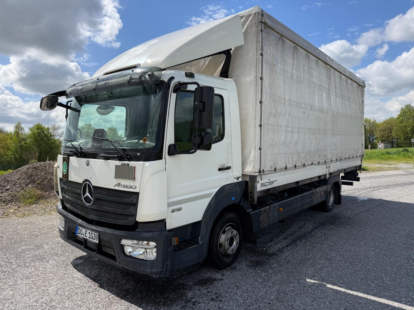 Mercedes-Benz Atego 818 Schiebegardine LBW Klima