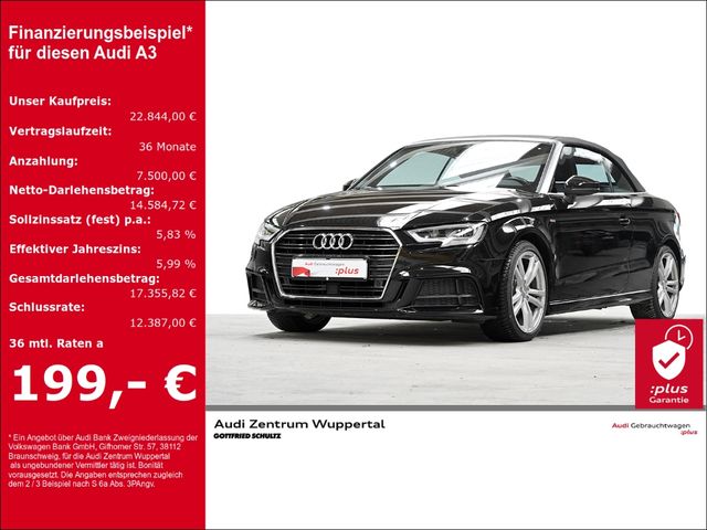 Audi A3 Cabriolet 1.4 TFSI S-LINE ACC LEDER KAMERA LA