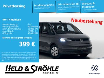 Volkswagen Leasingangebot: Volkswagen Multivan KÜ TDI !Bestellaktion! Privatangebot