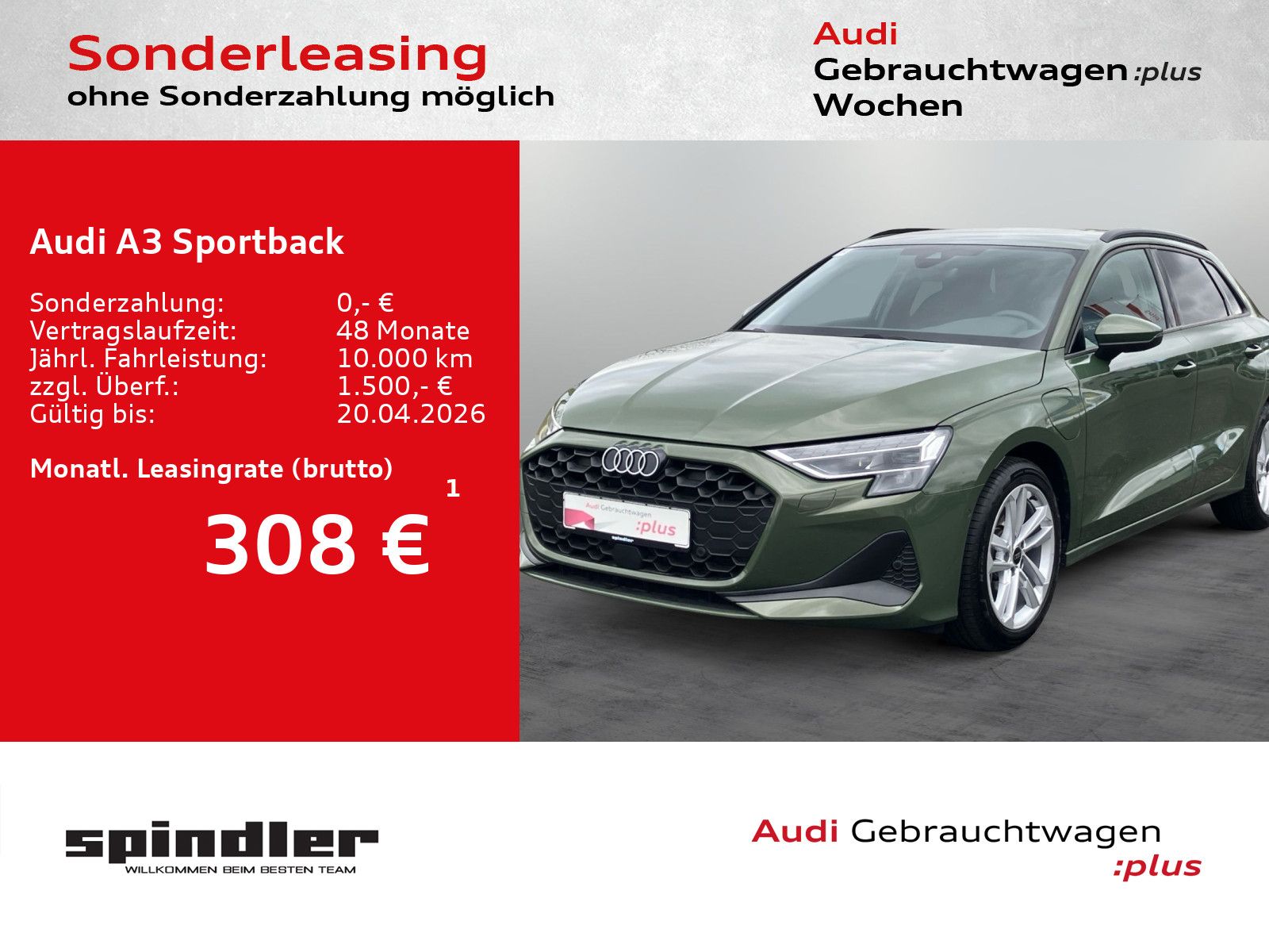 Audi A3 Sportback 40 TFSIe S-tronic / Navi+, LED, RFK