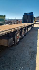 Schwarzmüller Baustoff Teleskop 6 m Rungentaschen Lenkachse - Radlader Teleskop