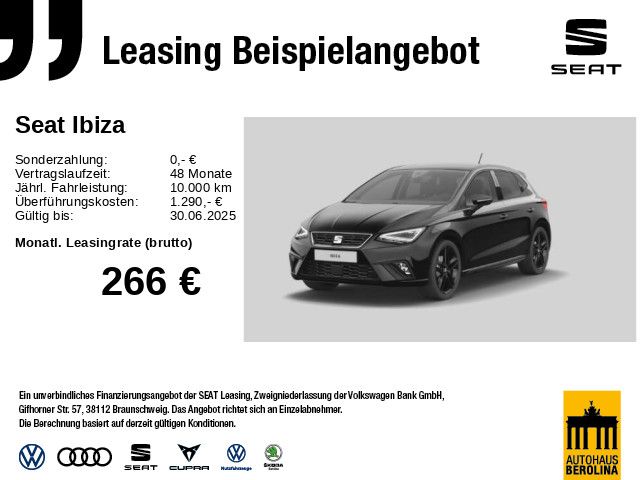 SEAT Ibiza 1.0 TSI FR DSG *Vision+*NAV*LED*GRA*SHZ*