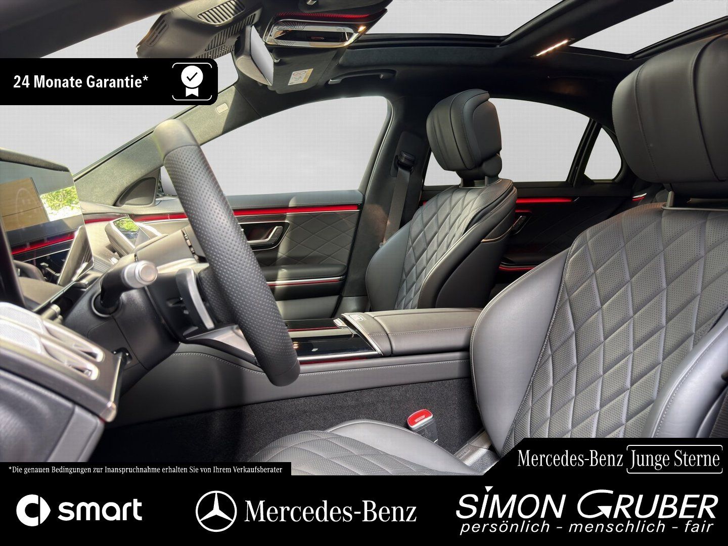 Fahrzeugabbildung Mercedes-Benz S 580 4M Lang AMG Exklusiv Chauffeur Executive