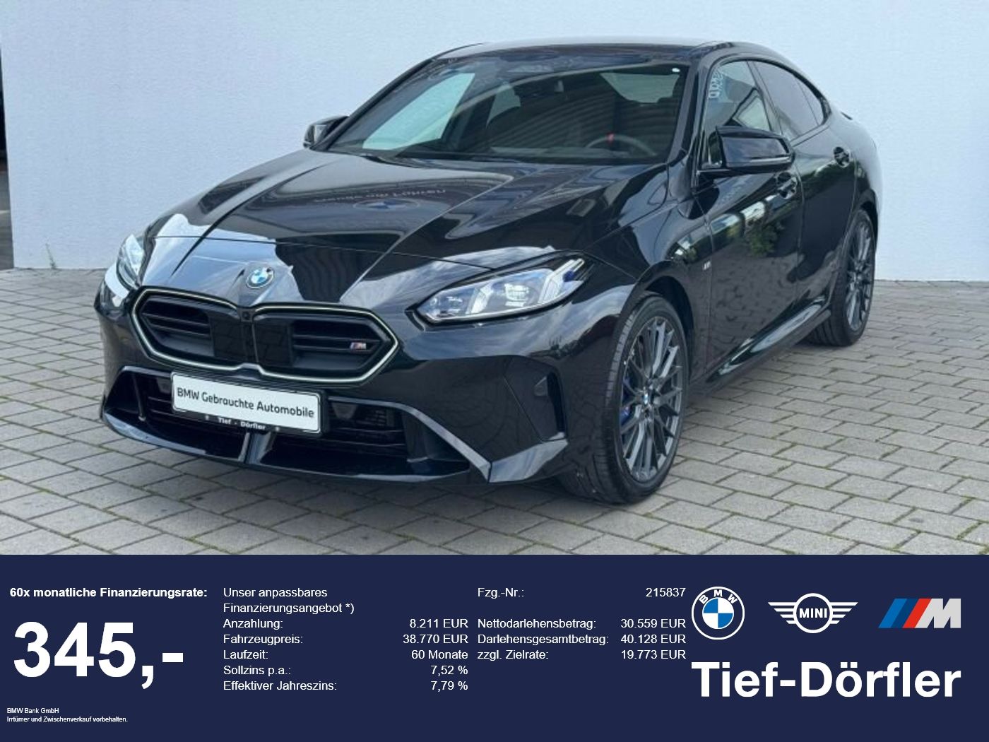 BMW M235i xDrive Gran Coupé ACC+/360/HUD7Lhz/LED+/hk