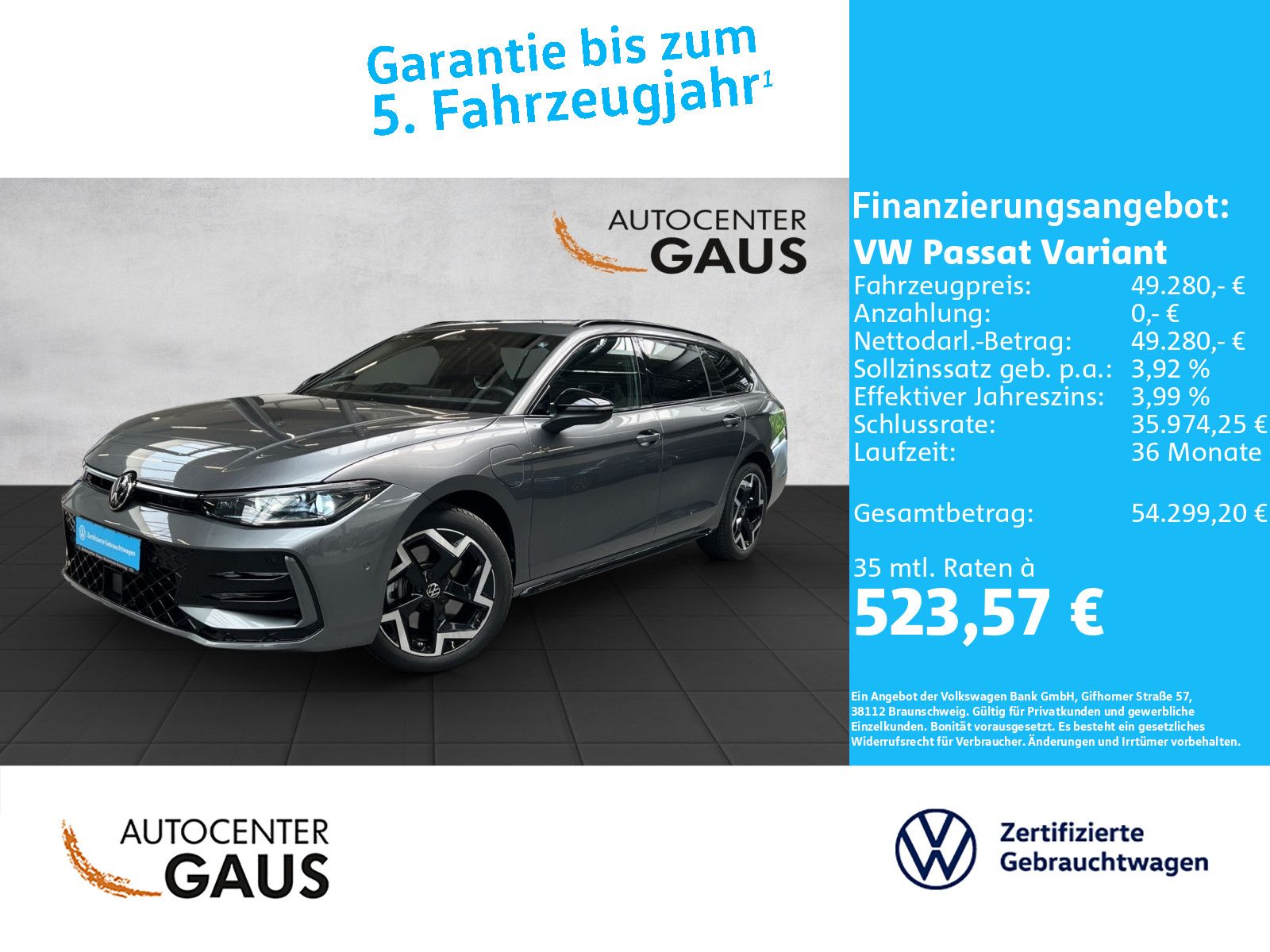 Passat Variant R-Line 1.5 TSI eHybrid AHK*Pano