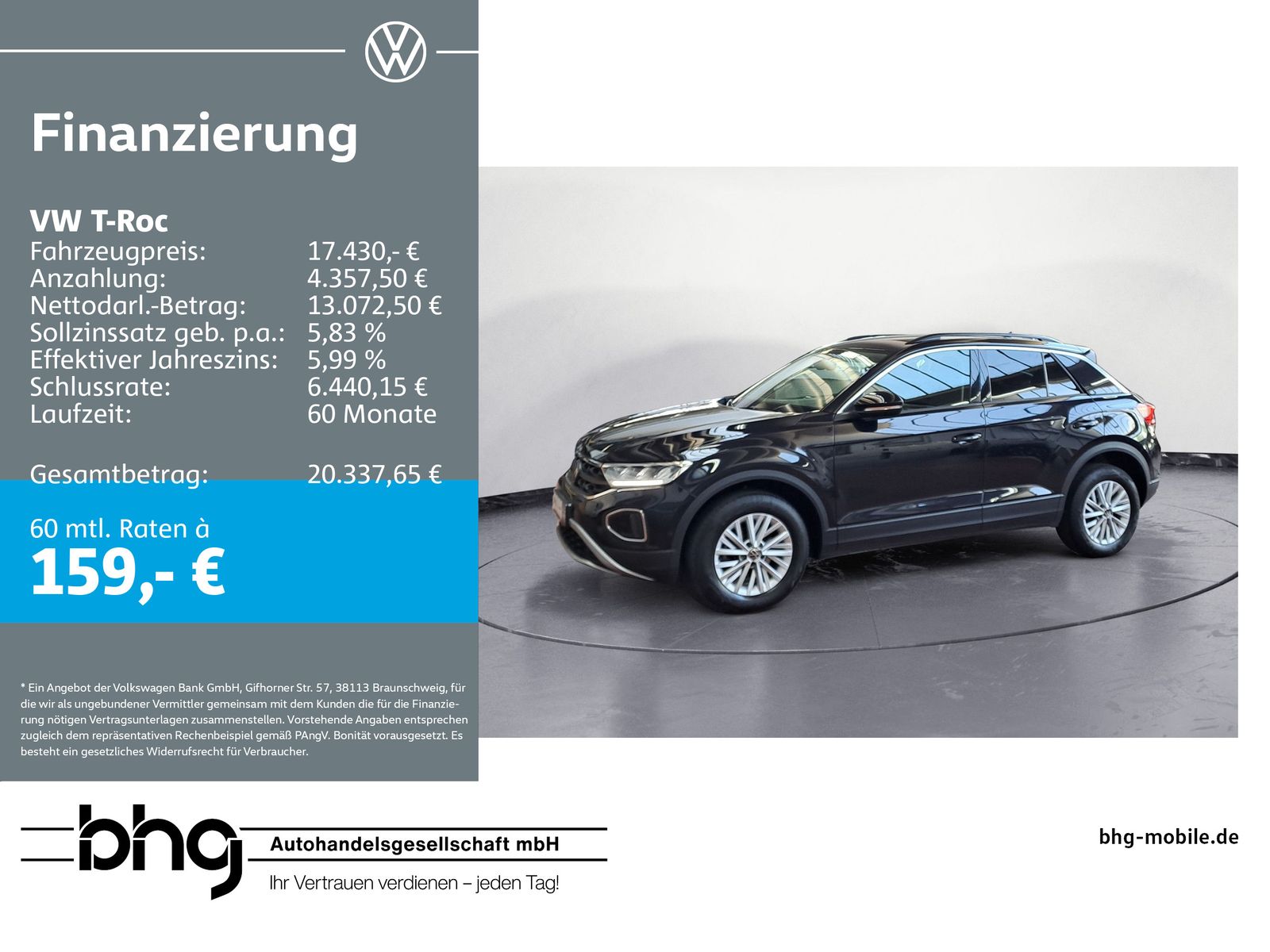 Volkswagen T-Roc 1.0 TSI *ACC*APP-CONNECT*PDC*