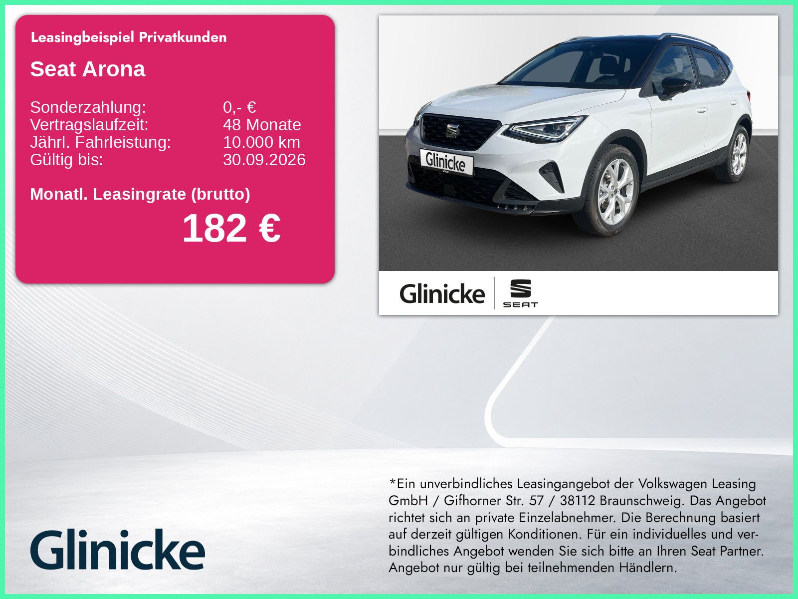 Seat Arona 1.0 TSI FR DSG Winterpaket EPH+Kamera