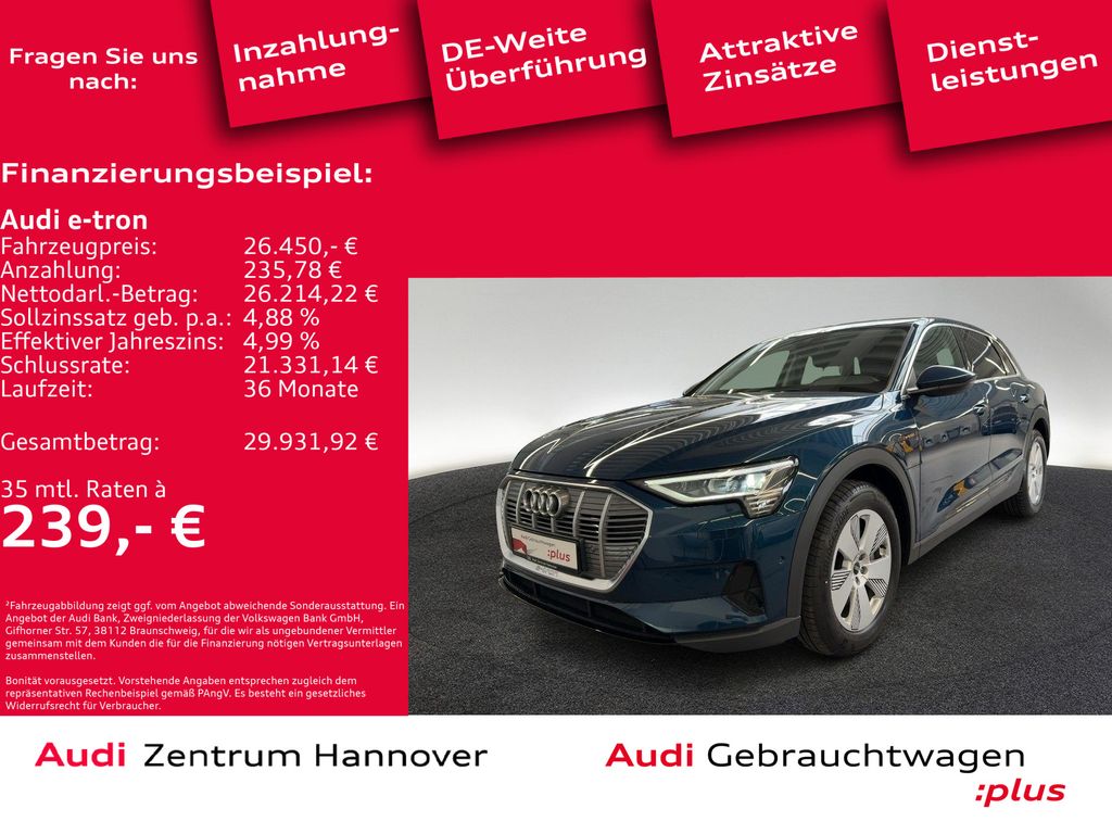 Audi e-tron 50 quattro Navi virtual DAB