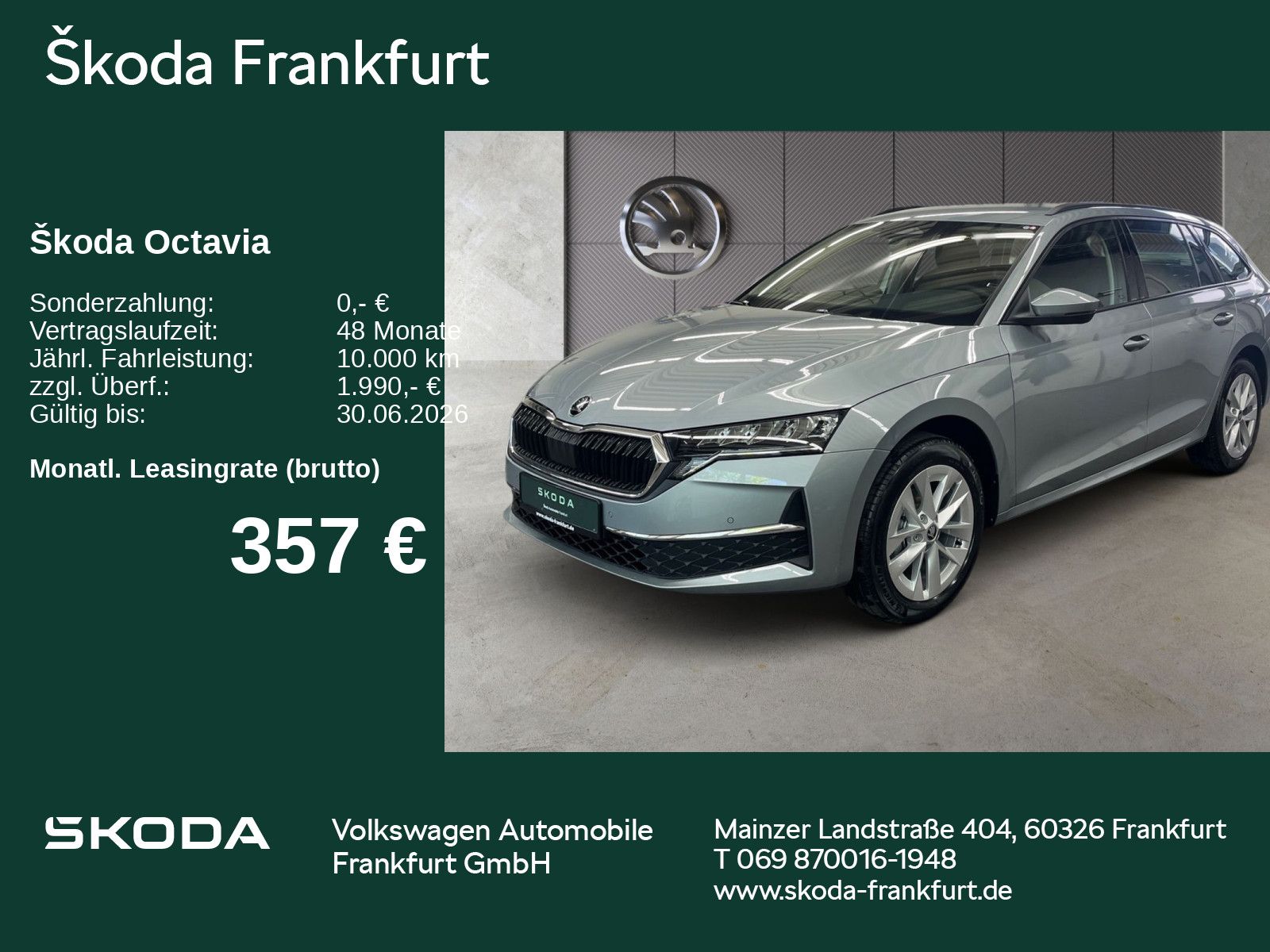 Skoda Octavia Combi Selection 2,0 TDI DSG AHK/ Navi/ F