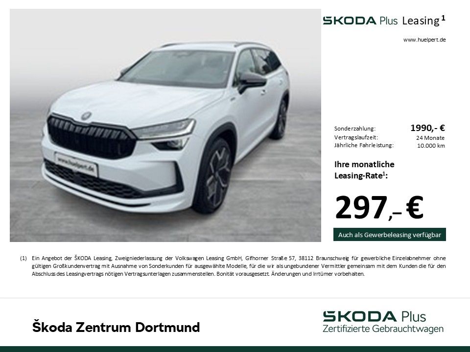Skoda Kodiaq 2.0 SPORTLINE 4X4 7SITZE CAM LM20 HEAD-UP imagem 3
