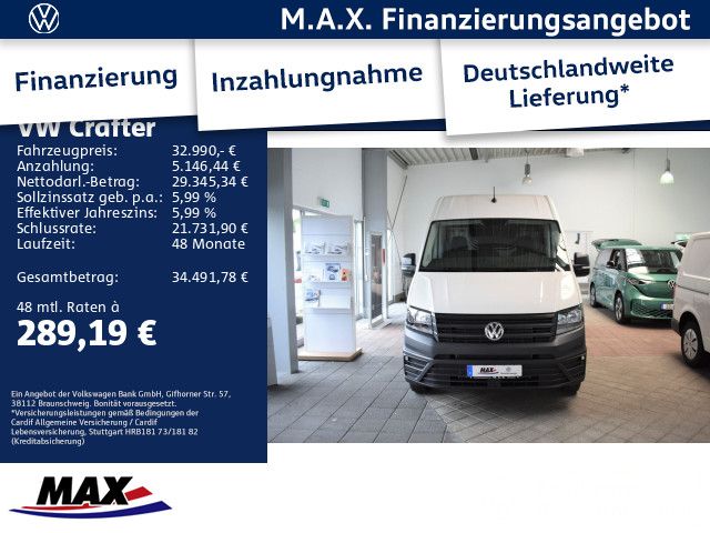 Crafter 35 Kasten HD LR 2.0 TDI 103 kW KLIMA PDC