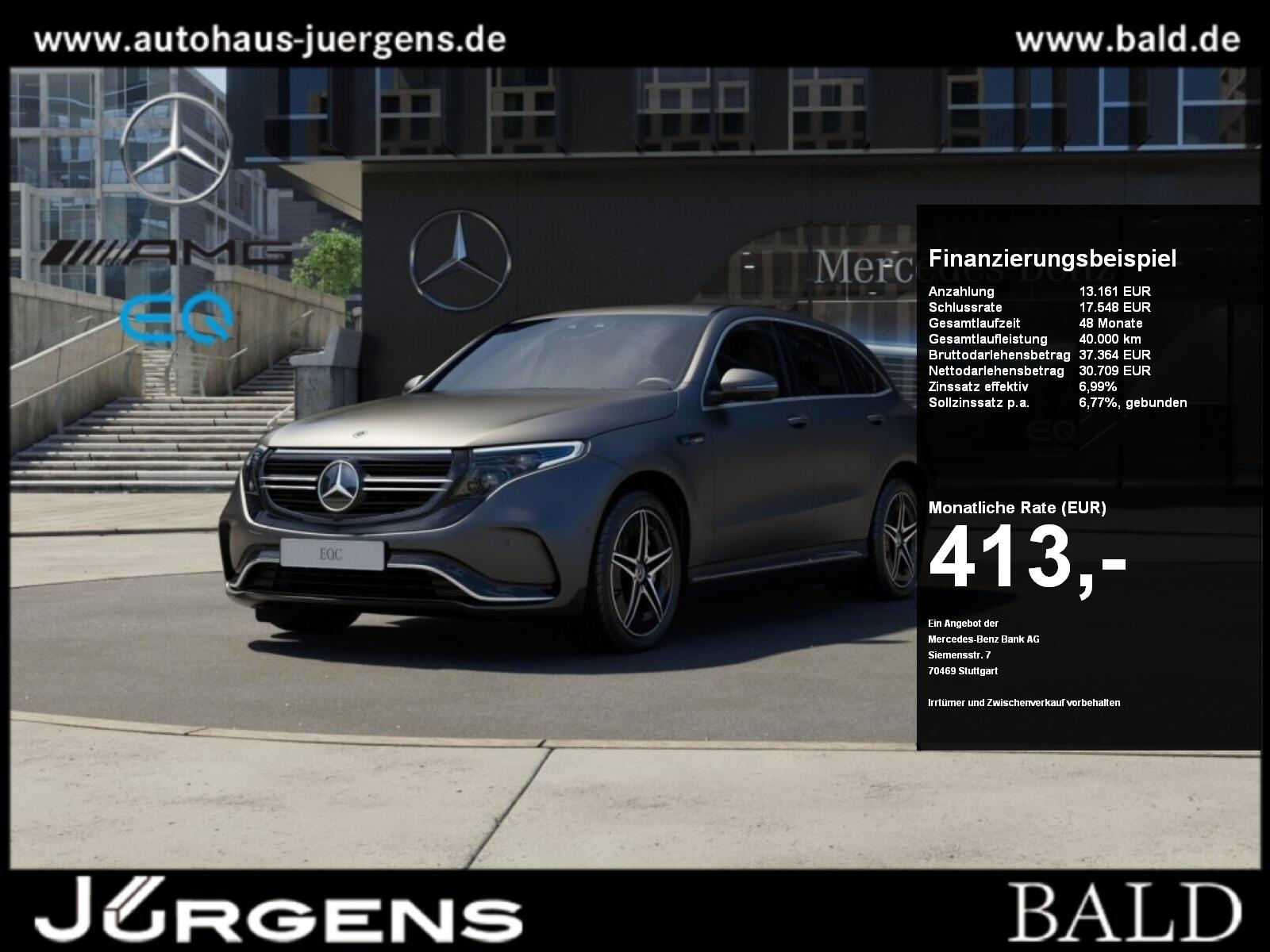 Mercedes-Benz EQC 400 4M AMG AMG-Sport+Distr+MLB+Ambiente+360