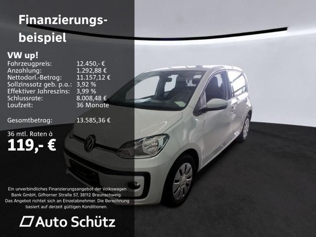 VW up! move up! 1.0 MPI+RFK+SHZ+Klima+PDC