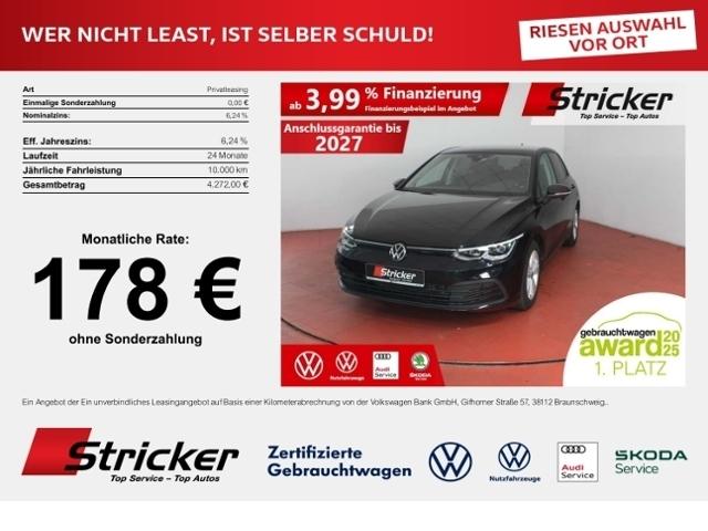 Volkswagen Golf Life 1.5TSI 178,-ohne Anzahlung AHK Standh.