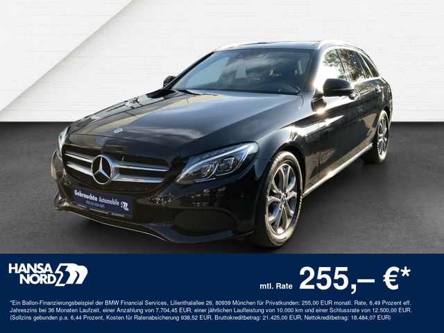 Mercedes-Benz C 250 T AVANTGARDE LED NAVI HUD PANO 360° STANDH