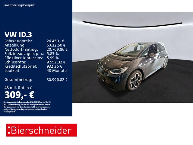 VW ID.3 Pro AHK MATRIX PANO NAVI SHZ