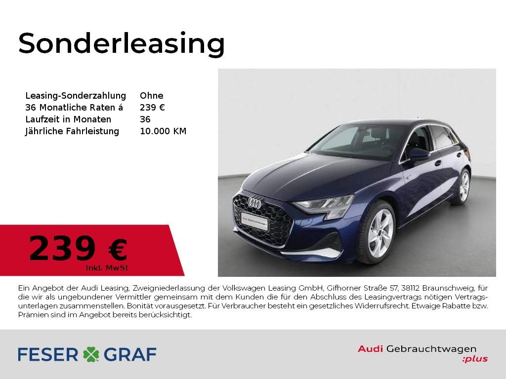 Audi A3 Sportback Advanced 30 TFSI S tronic Navi LED