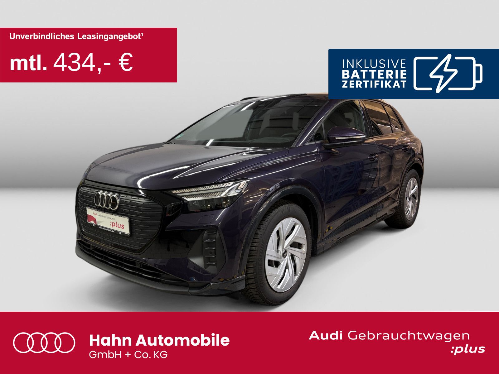 Audi Q4 e-tron 45 Matrix Navi HUD ACC AHK Sitzh Carpl