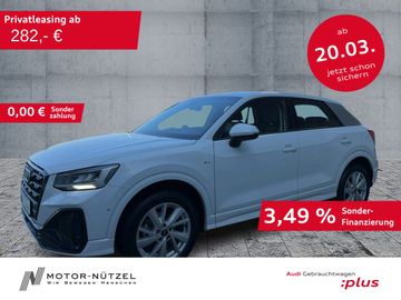Audi Leasingangebot: Audi Q2 35 TFSI S-TR S-LINE LED+RFK+GRA+SHZ+17"LM