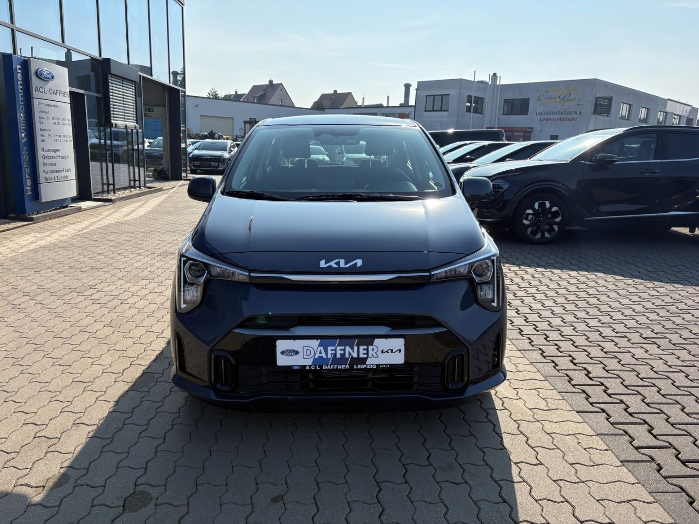 Fahrzeugabbildung Kia Picanto Vision Verkehrszeicherk Rückfahrkamera A
