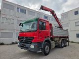Mercedes-Benz ACTROS 2646 DREISEITENKIPPER + ABNEHMBARER KRAN - Mercedes-Benz Actros 2646