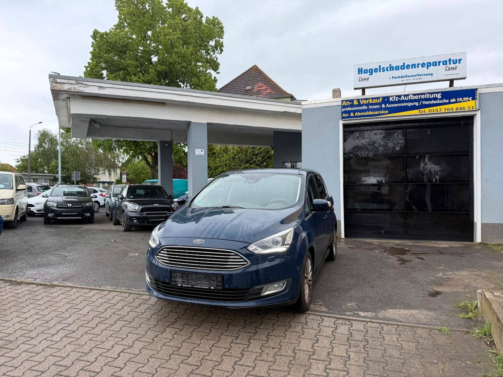 Ford Grand CMAX Titanium*2.Hand*Euro6*Leder*Termpomat