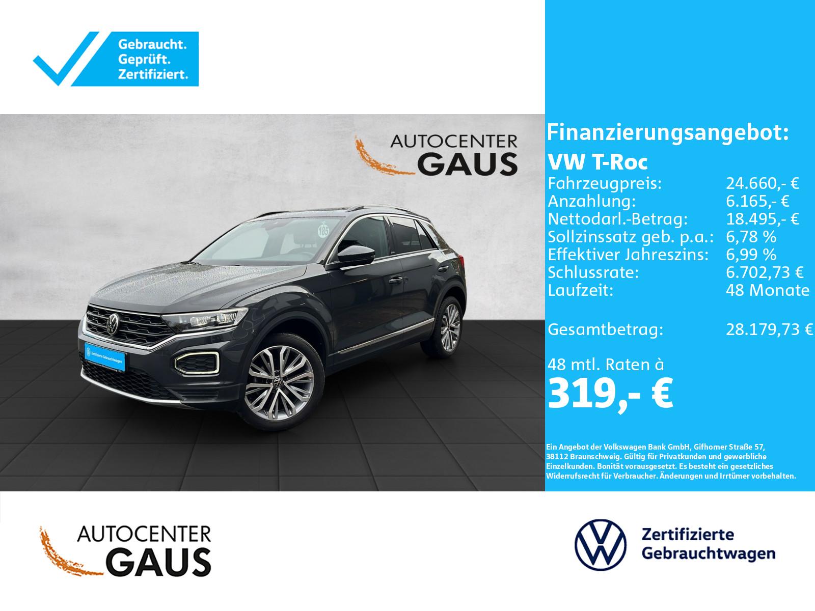 Volkswagen T-Roc Active 1.5 TSI DSG AHK*Navi*Pano*Standhzg.