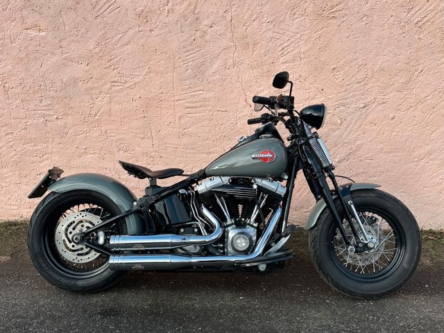 Harley-Davidson FLSTSB SOFTAIL CROSS BONES  KLAPPENAUSPUFF