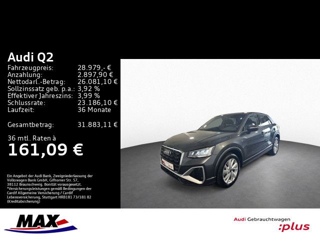 Q2 35 TFSI S LINE LED+KAMERA+VCP+AHK+NAVI