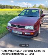 Volkswagen VW Golf III / Golf 3 Automatik / Oldtimer ... - Volkswagen Golf: Automatik, Iii