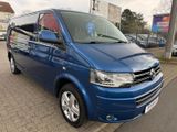 Volkswagen T5 Transporter Bus Caravelle lang 4M*MwSt*2.Hand - Volkswagen: Blau, Transporter