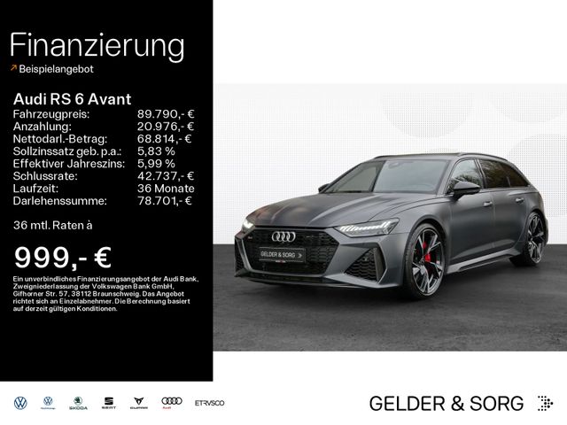 Audi RS 6 Avant 4.0 TFSI qu. *Matrix*MATT*HuD*B&O*RFK