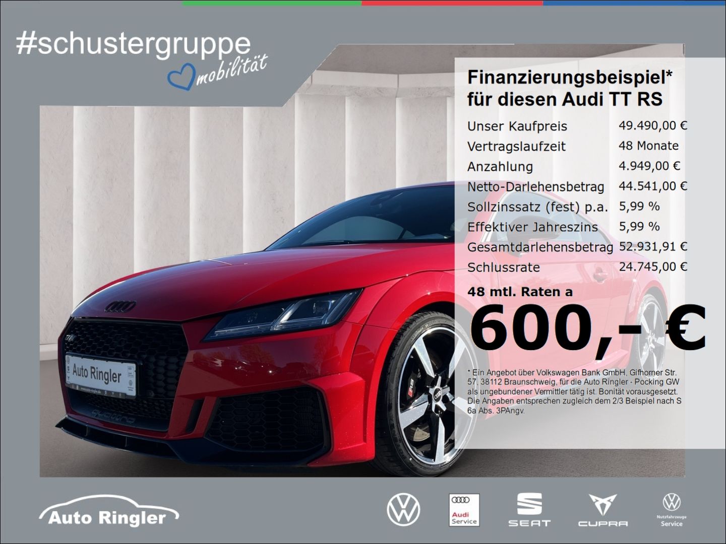 AUDI TT RS basis Coupe 2.5 TFSI quattro